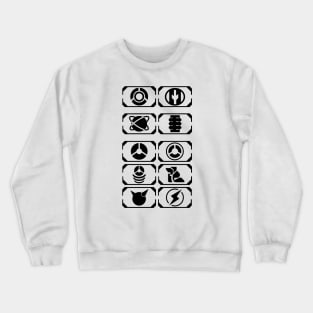 Powerups keep her strong! Crewneck Sweatshirt